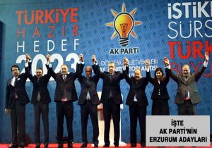 Başbakan Erdoğan adayları tanıttı